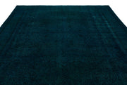 Epir Turquoise Vintage Wool Handmade Area Rug 9'11" x 13'0"