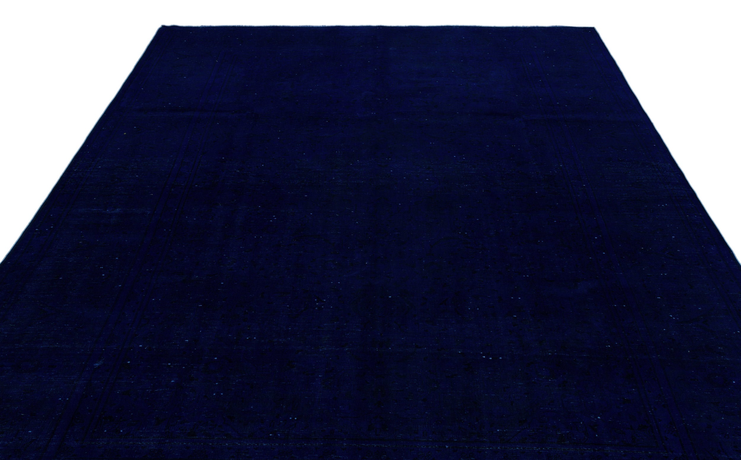 Epir Blue Vintage Wool Handmade Area Rug 7'9" x 11'2"