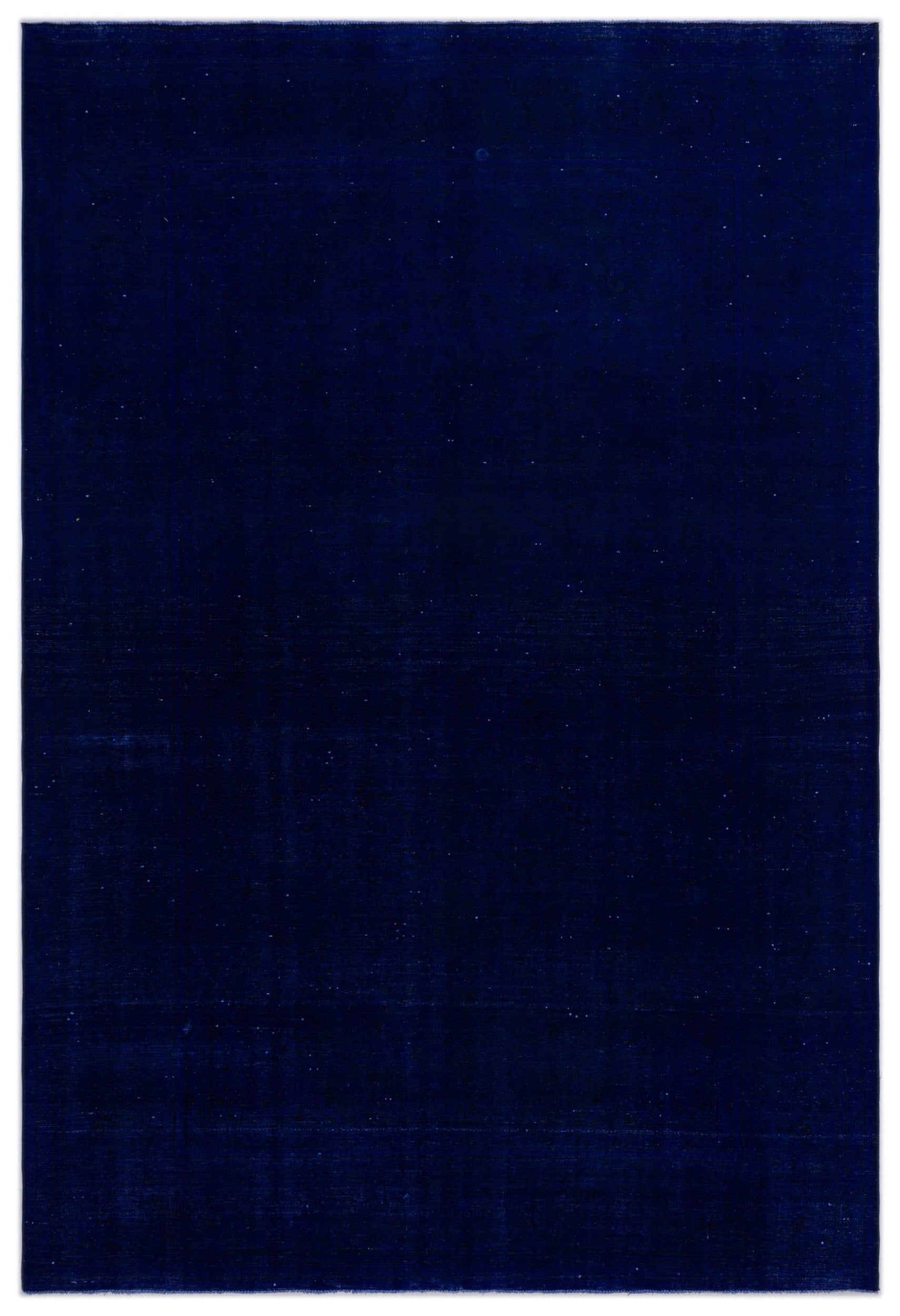 Epir Blue Vintage Wool Handmade Area Rug 7'9" x 11'2"