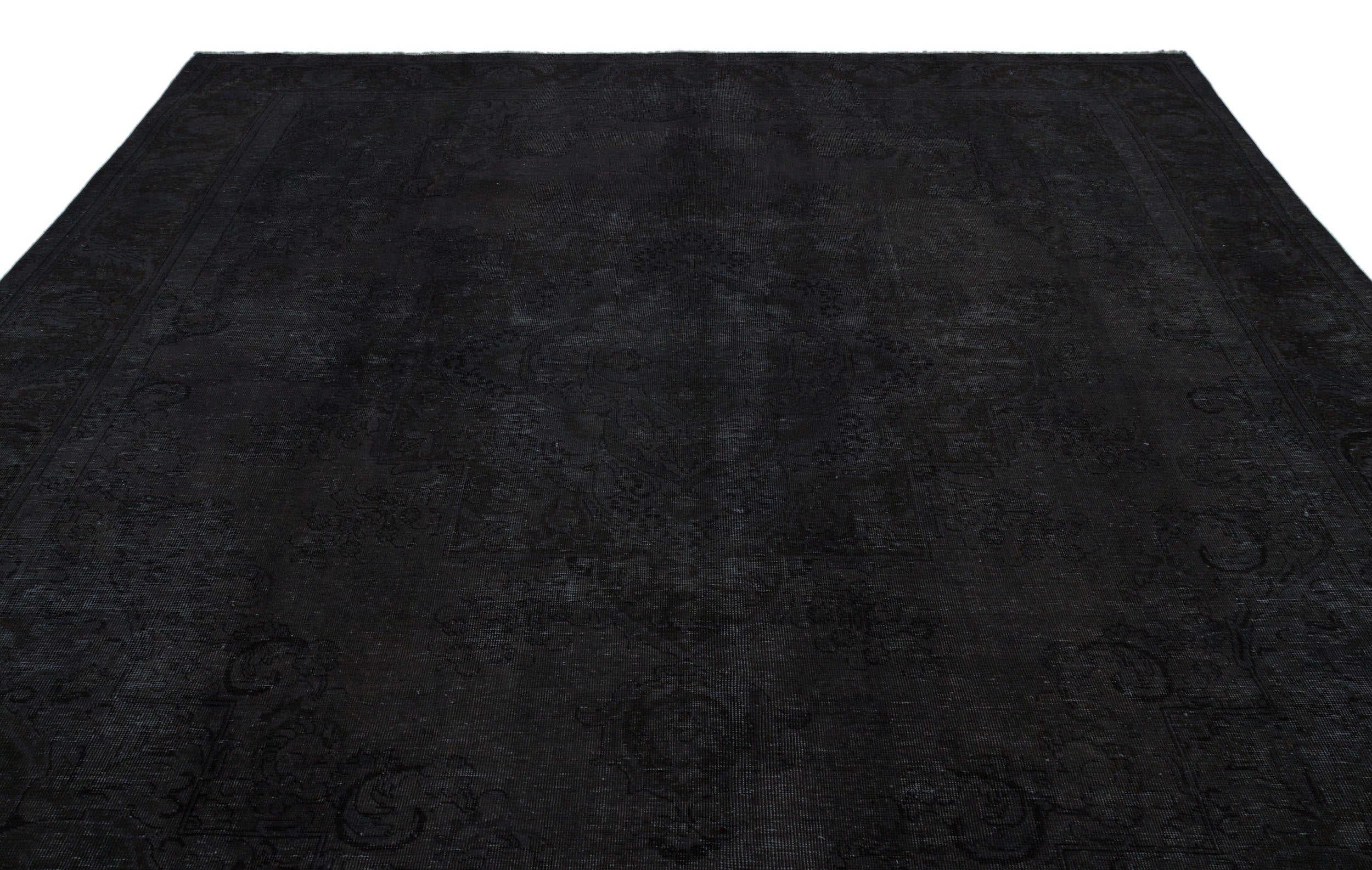 Epir Grey Vintage Wool Handmade Area Rug 9'6" x 12'4"