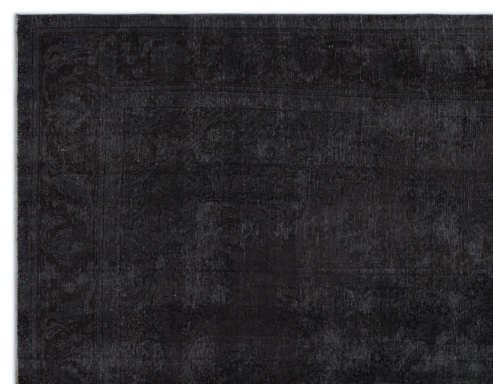 Epir Grey Vintage Wool Handmade Area Rug 9'6" x 12'4"