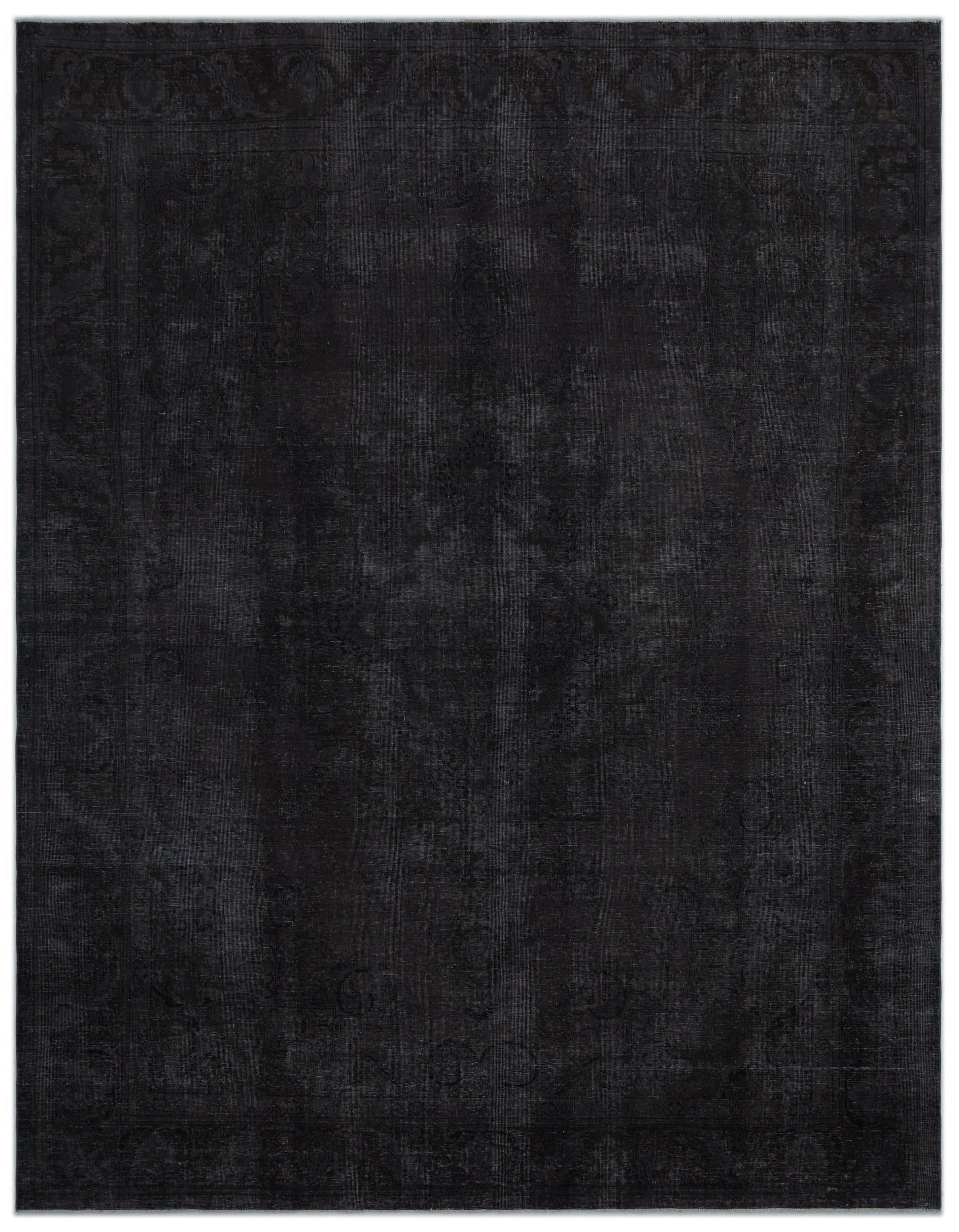 Epir Grey Vintage Wool Handmade Area Rug 9'6" x 12'4"