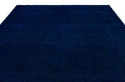 Epir Blue Vintage Wool Handmade Area Rug 9'7" x 13'0"