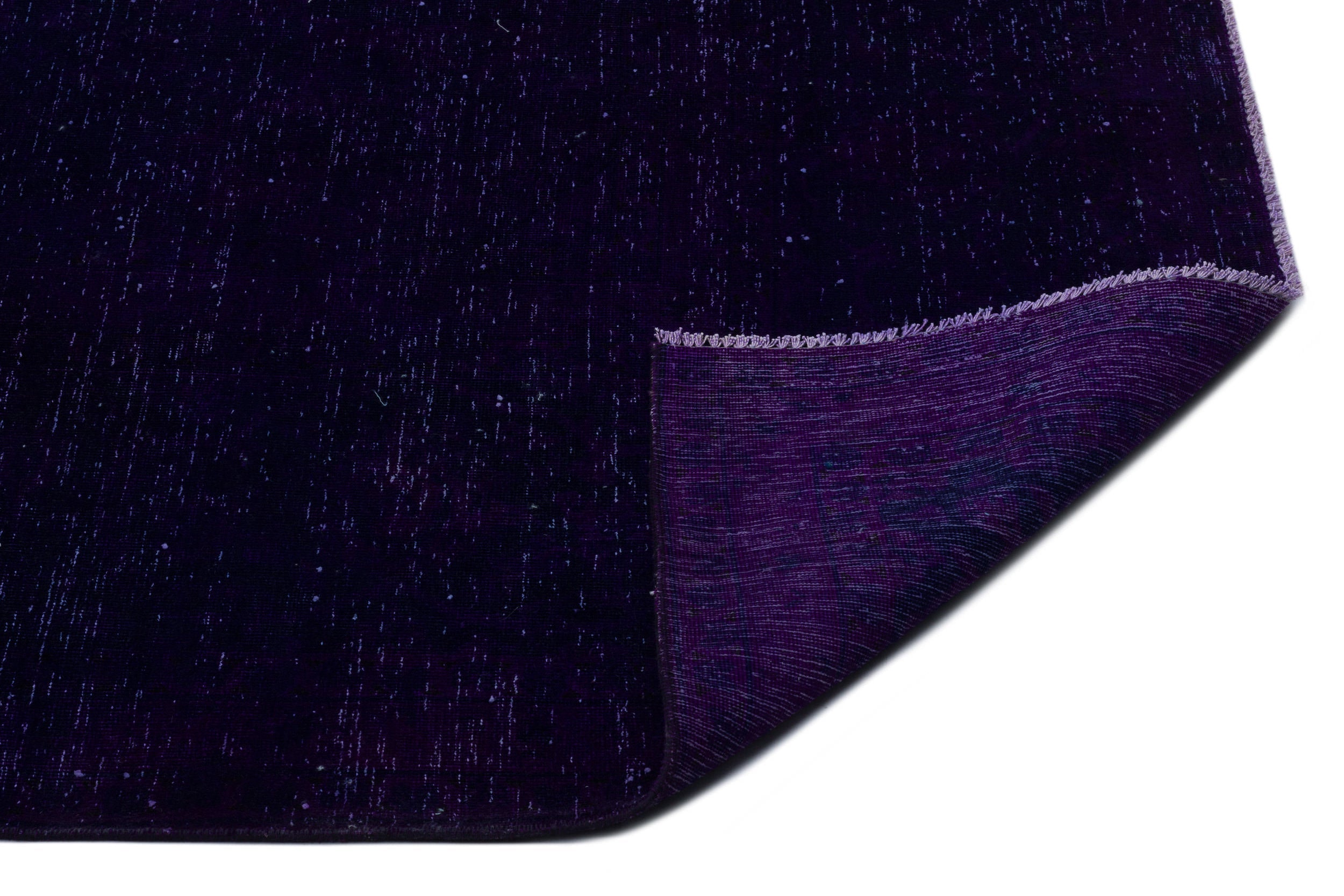 Epir Purple Vintage Wool Handmade Area Rug 9'9" x 13'7"