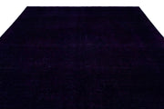Epir Purple Vintage Wool Handmade Area Rug 9'9" x 13'7"