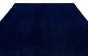 Epir Blue Vintage Wool Handmade Area Rug 9'7" x 12'1"