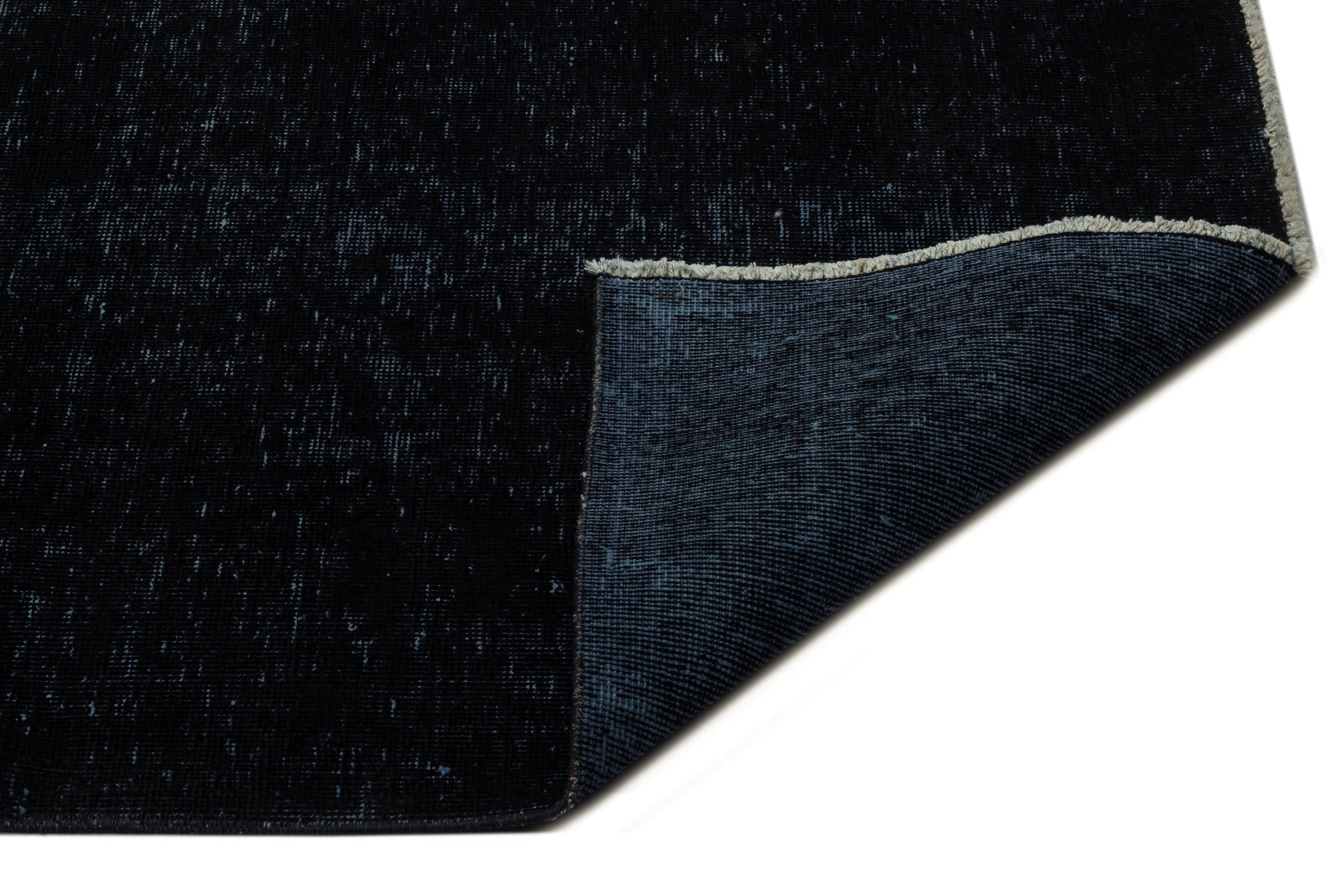Epir Black Vintage Wool Handmade Area Rug 10'1" x 13'5"