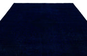 Epir Blue Vintage Wool Handmade Area Rug 9'3" x 12'2"