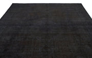 Epir Grey Vintage Wool Handmade Area Rug 9'11" x 12'4"