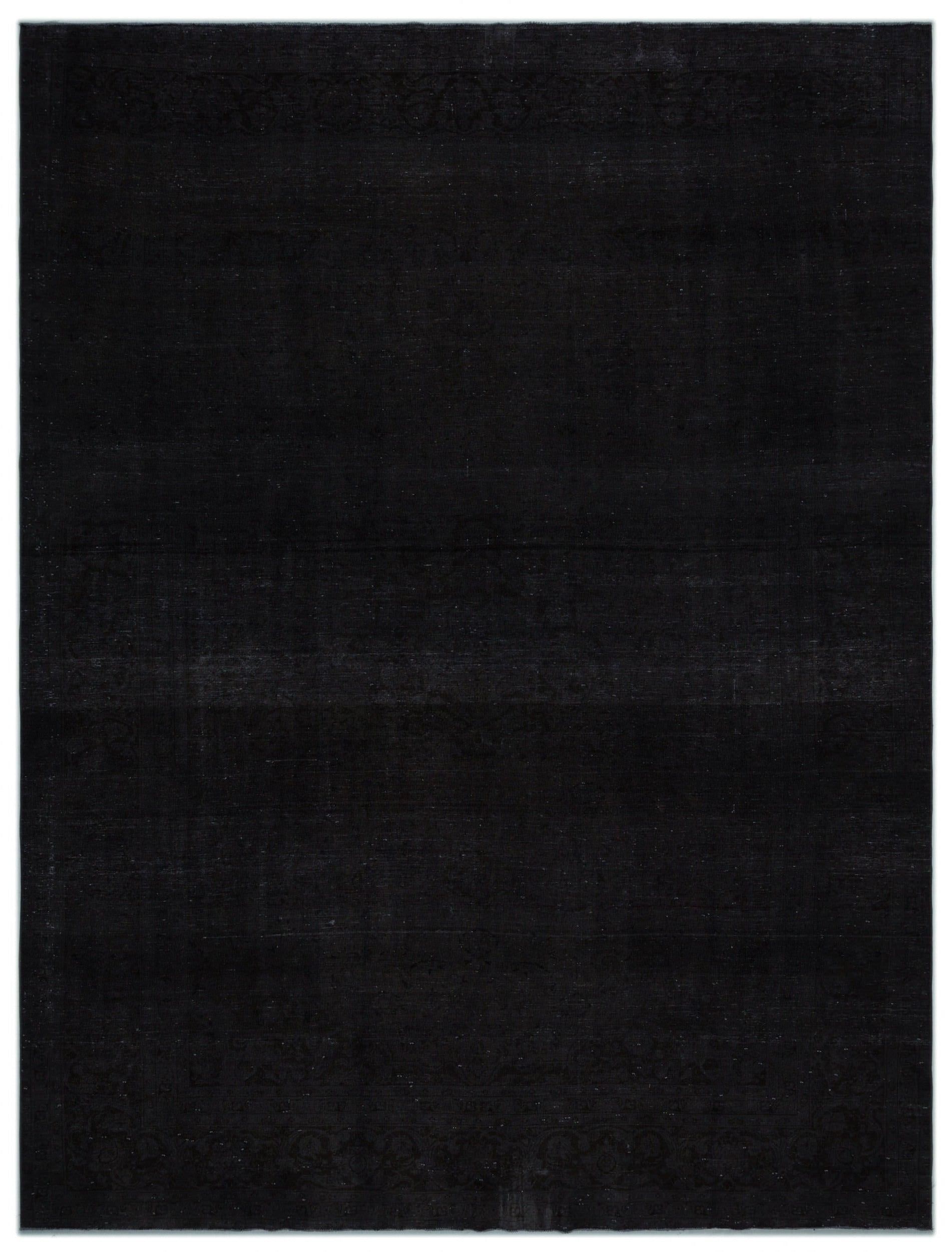 Epir Grey Vintage Wool Handmade Area Rug 9'7" x 12'10"