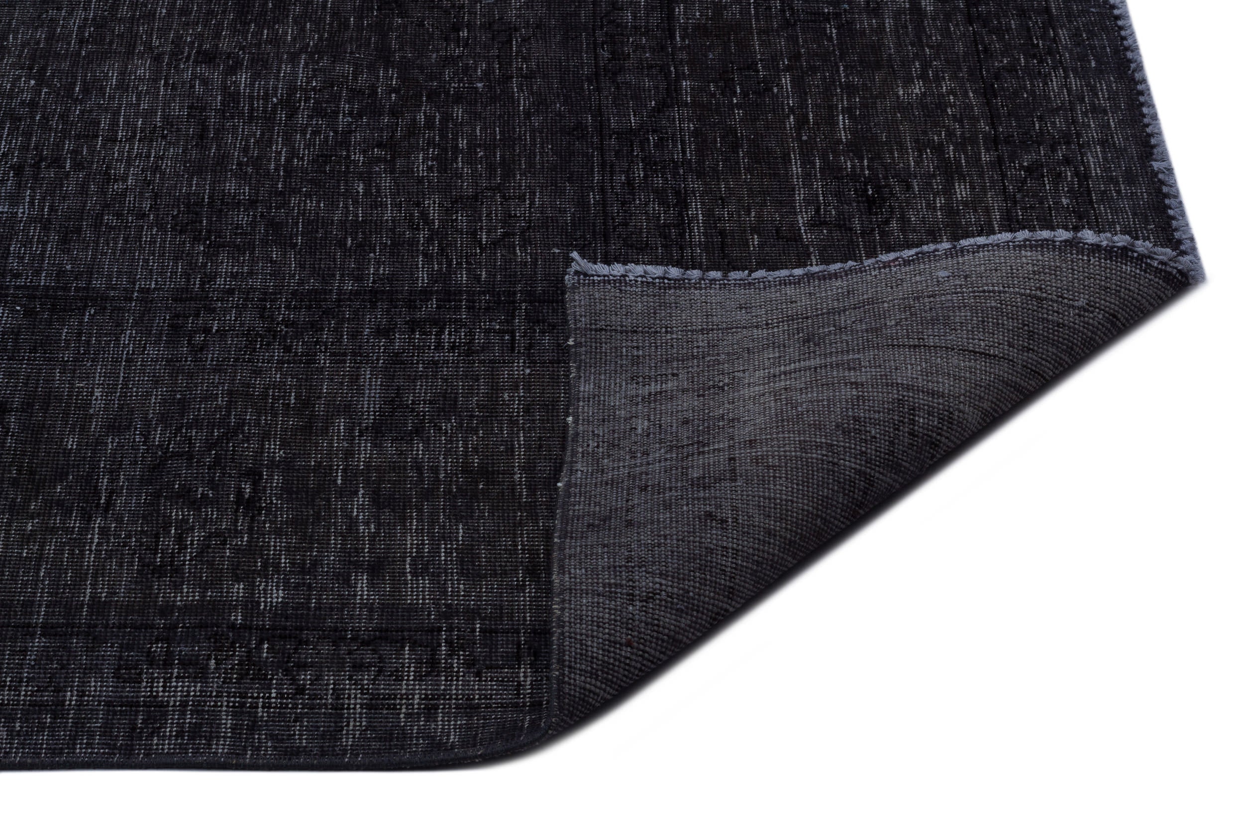 Epir Grey Vintage Wool Handmade Area Rug 9'11" x 12'9"