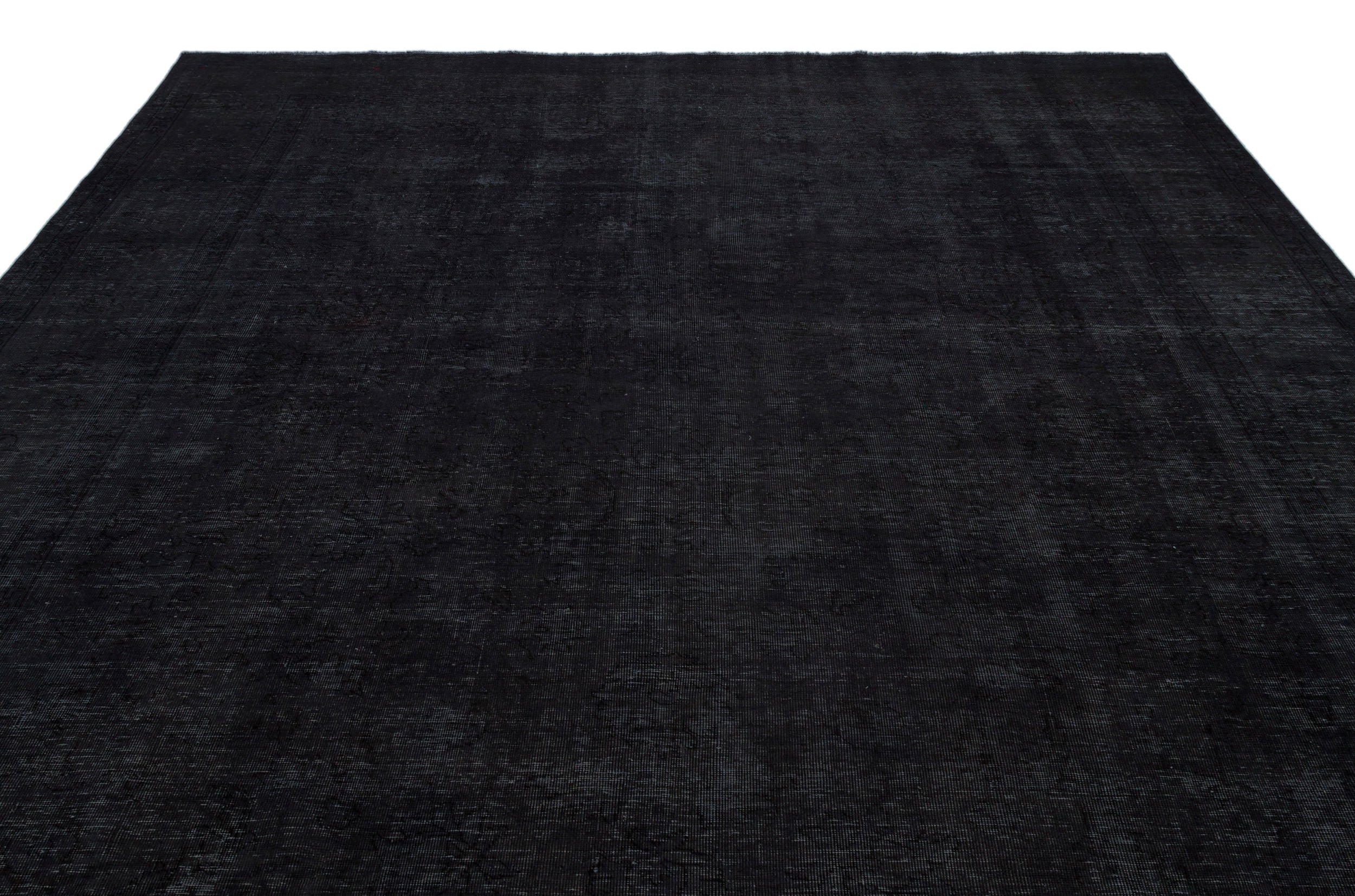 Epir Grey Vintage Wool Handmade Area Rug 9'11" x 12'9"
