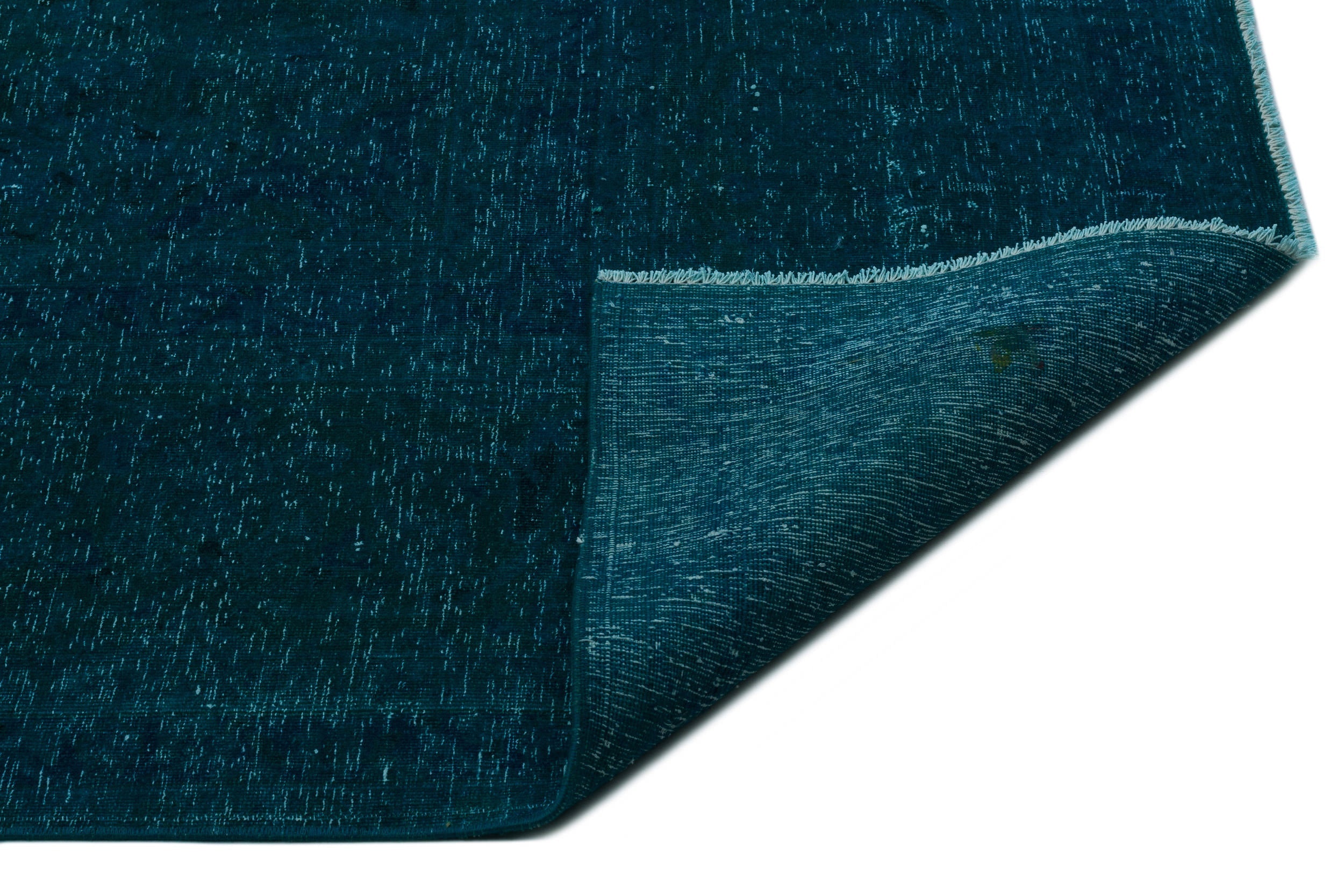 Epir Turquoise Vintage Wool Handmade Area Rug 9'2" x 13'9"