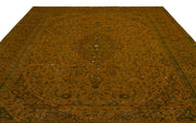 Epir Yellow Vintage Wool Handmade Area Rug 10'0" x 13'7"