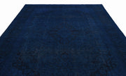 Epir Blue Vintage Wool Handmade Area Rug 8'7" x 12'10"
