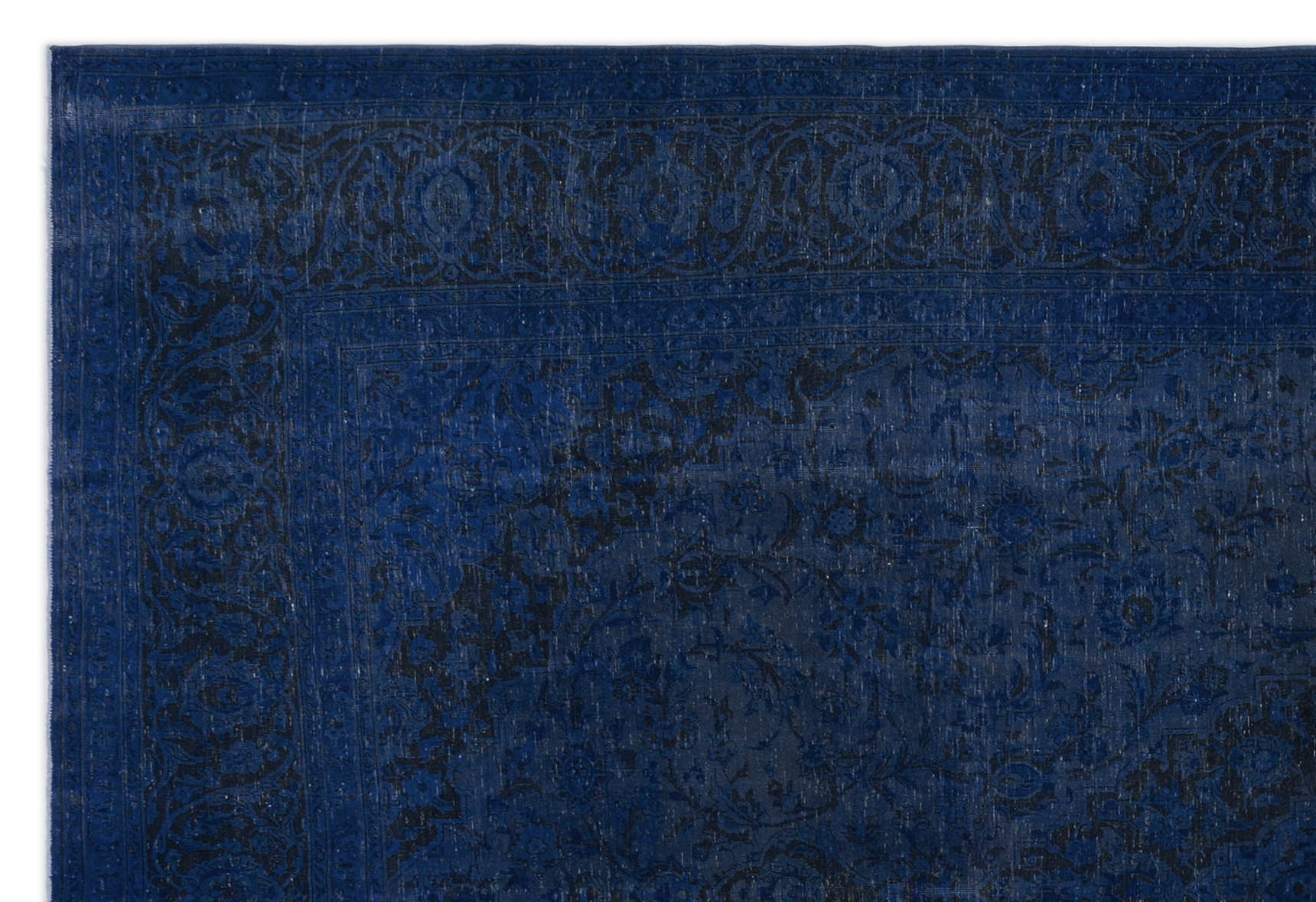 Epir Blue Vintage Wool Handmade Area Rug 8'7" x 12'10"