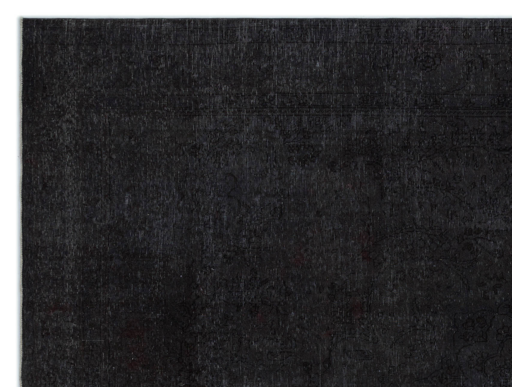 Epir Grey Vintage Wool Handmade Area Rug 9'6" x 12'8"