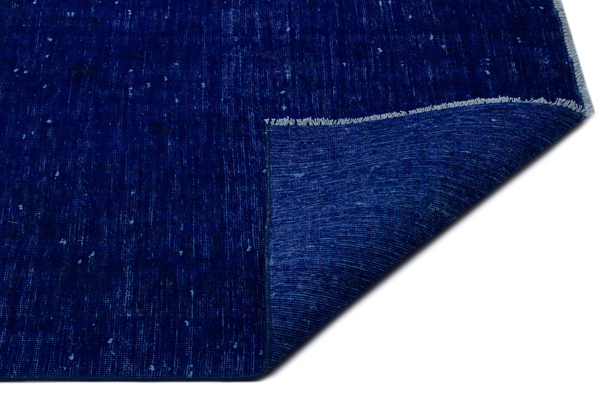 Epir Blue Vintage Wool Handmade Area Rug 7'11" x 11'2"