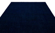 Epir Blue Vintage Wool Handmade Area Rug 8'0" x 11'1"