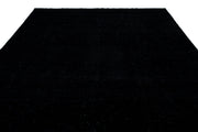 Epir Black Vintage Wool Handmade Area Rug 9'7" x 13'9"
