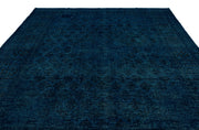 Epir Turquoise Vintage Wool Handmade Area Rug 9'10" x 13'7"