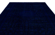 Epir Blue Vintage Wool Handmade Area Rug 9'0" x 12'3"