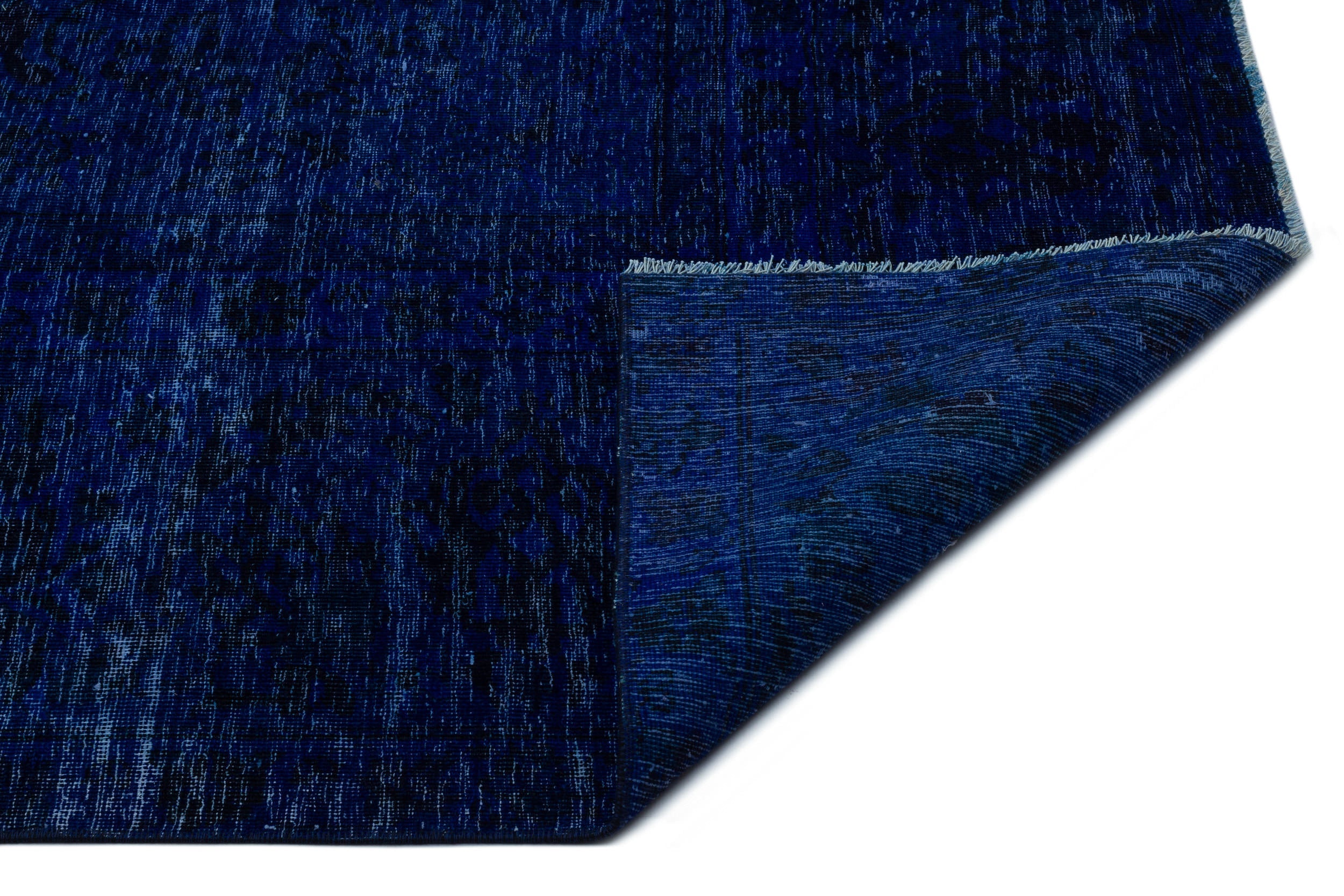 Epir Blue Vintage Wool Handmade Area Rug 8'0" x 11'7"
