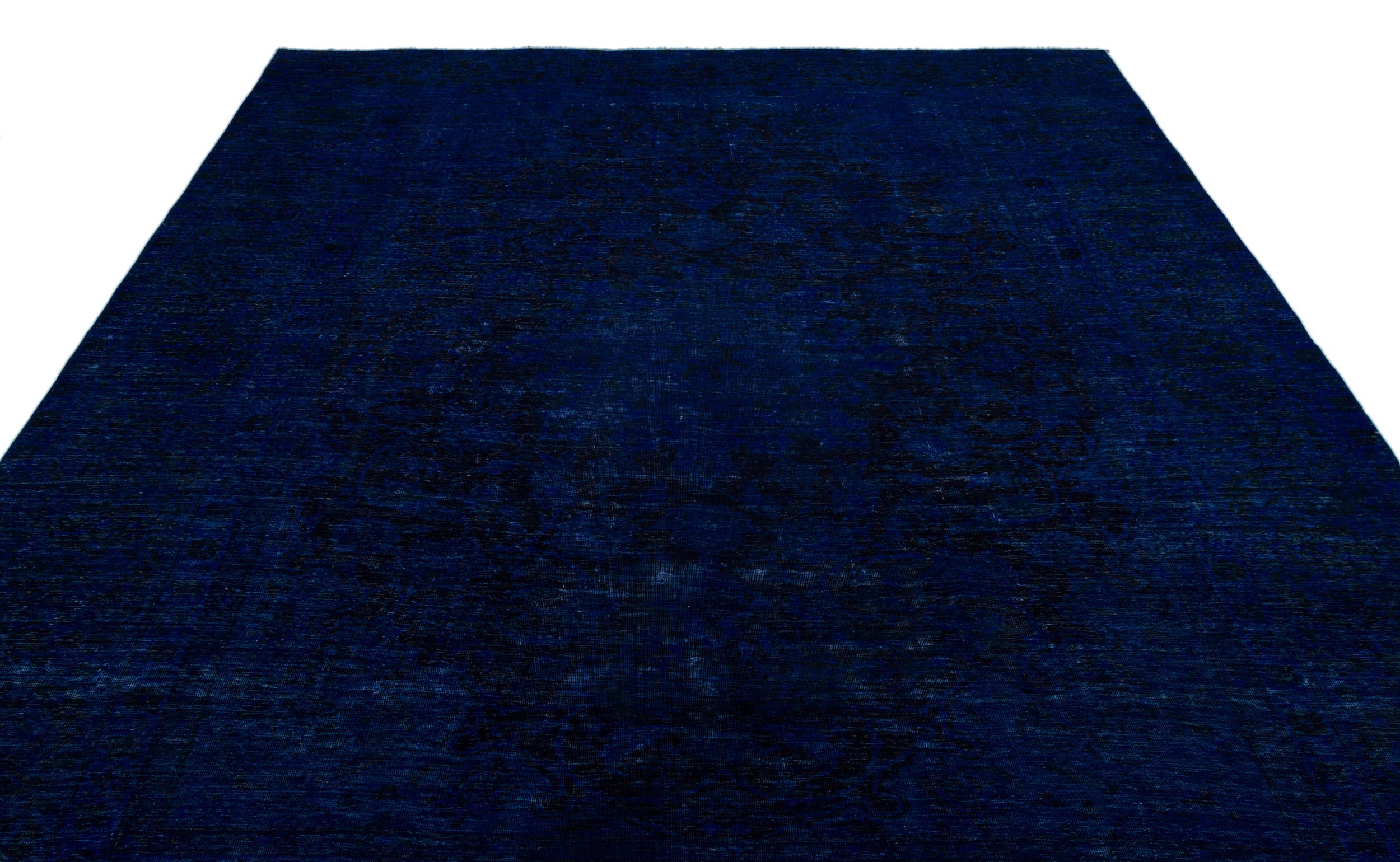 Epir Blue Vintage Wool Handmade Area Rug 8'0" x 11'7"