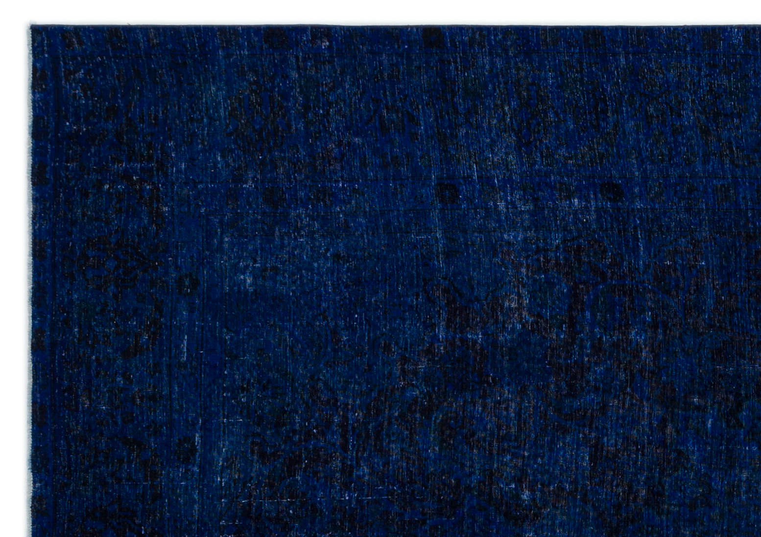 Epir Blue Vintage Wool Handmade Area Rug 8'0" x 11'7"