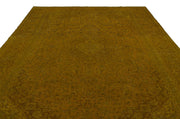 Epir Yellow Vintage Wool Handmade Area Rug 9'3" x 14'2"