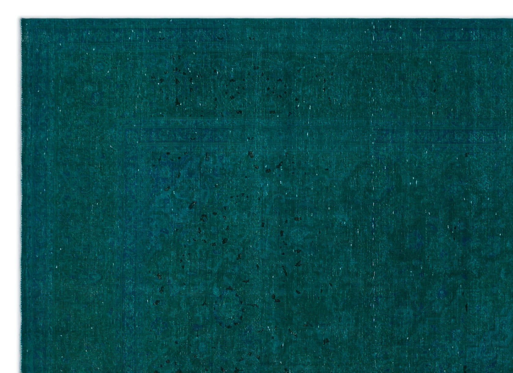Epir Turquoise Vintage Wool Handmade Area Rug 9'0" x 12'6"
