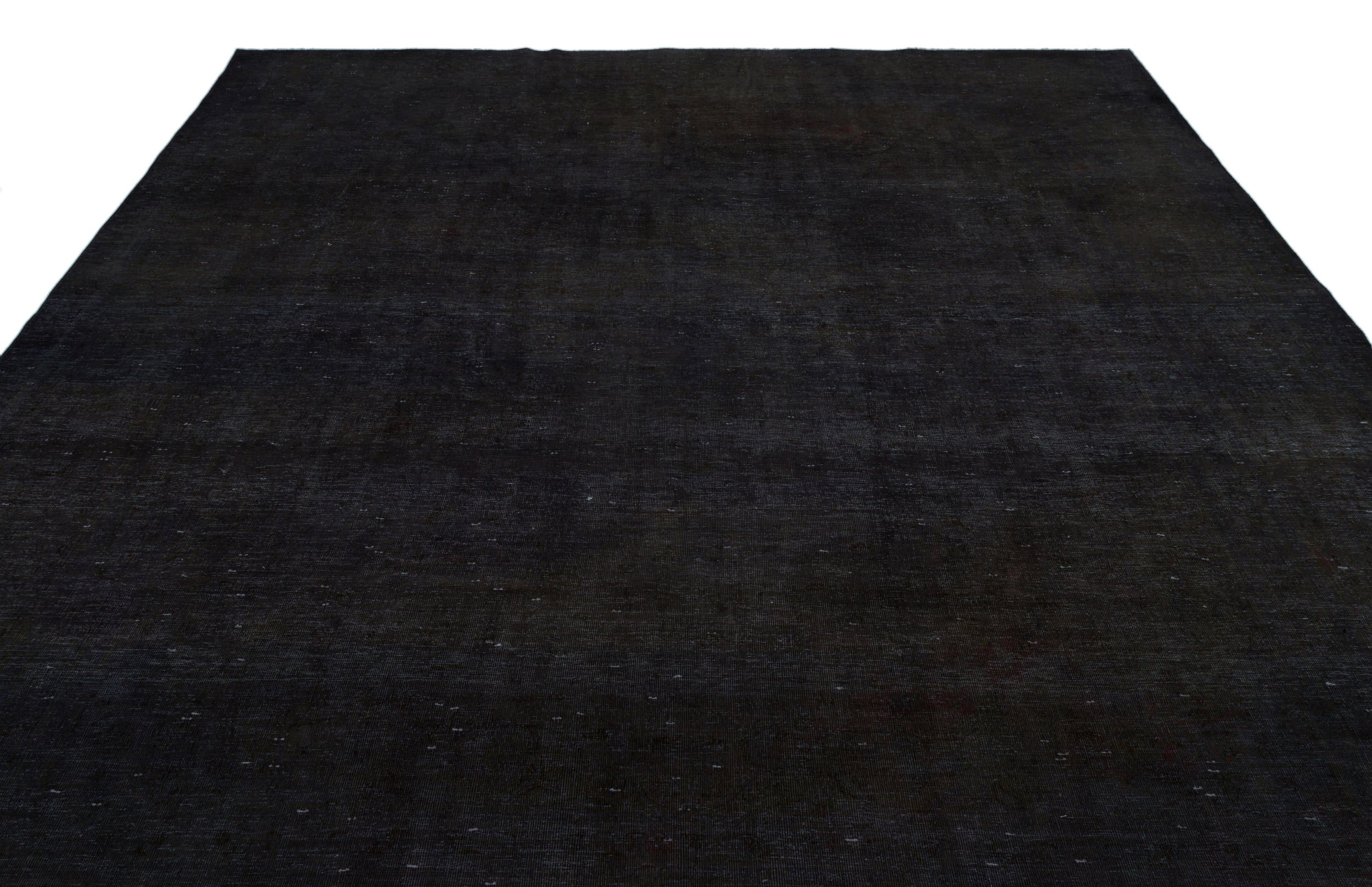 Epir Black Vintage Wool Handmade Area Rug 9'8" x 13'0"