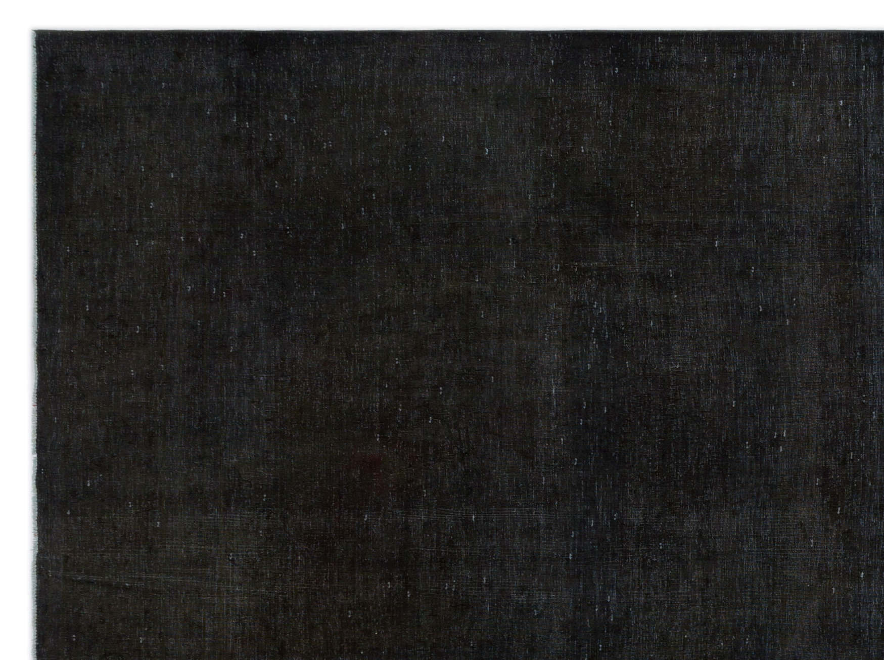 Epir Black Vintage Wool Handmade Area Rug 9'8" x 13'0"