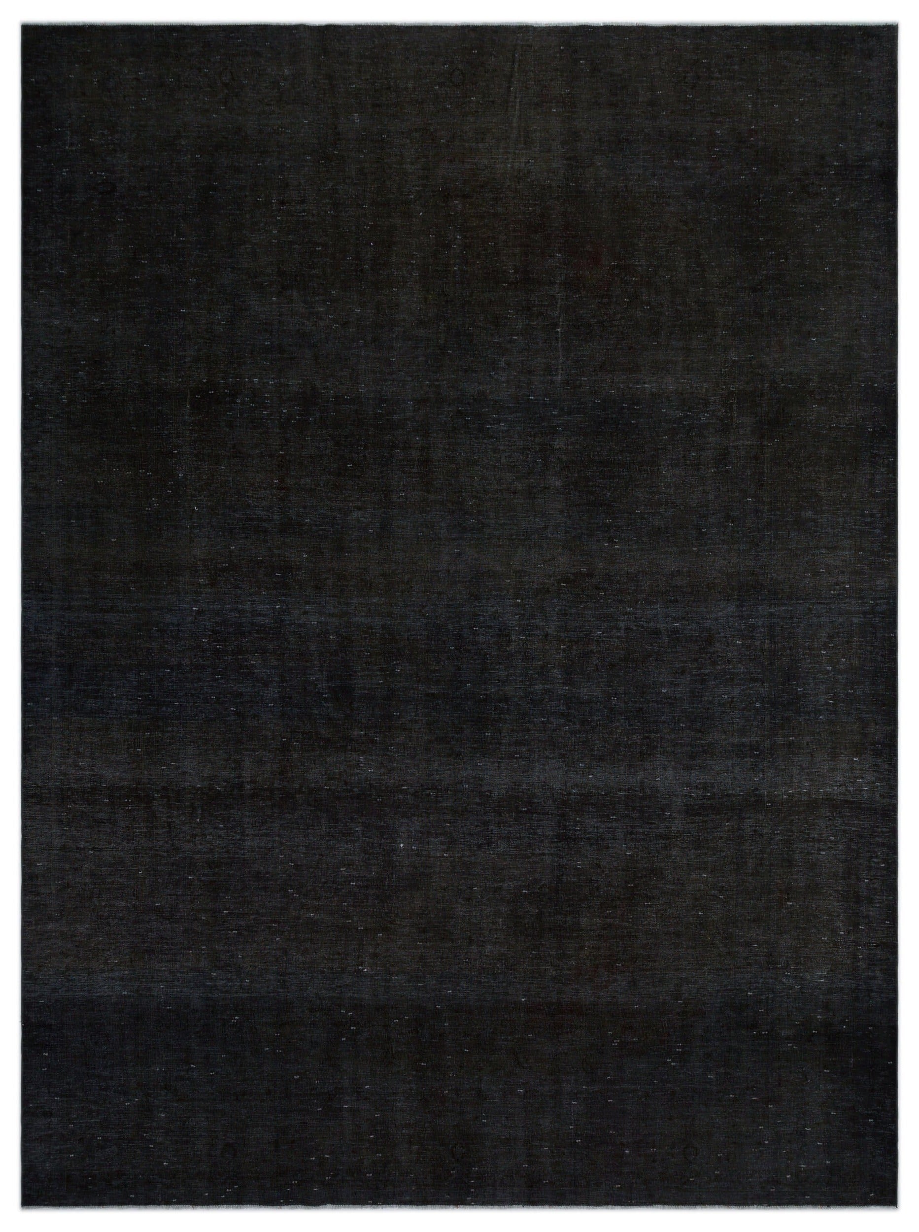Epir Black Vintage Wool Handmade Area Rug 9'8" x 13'0"