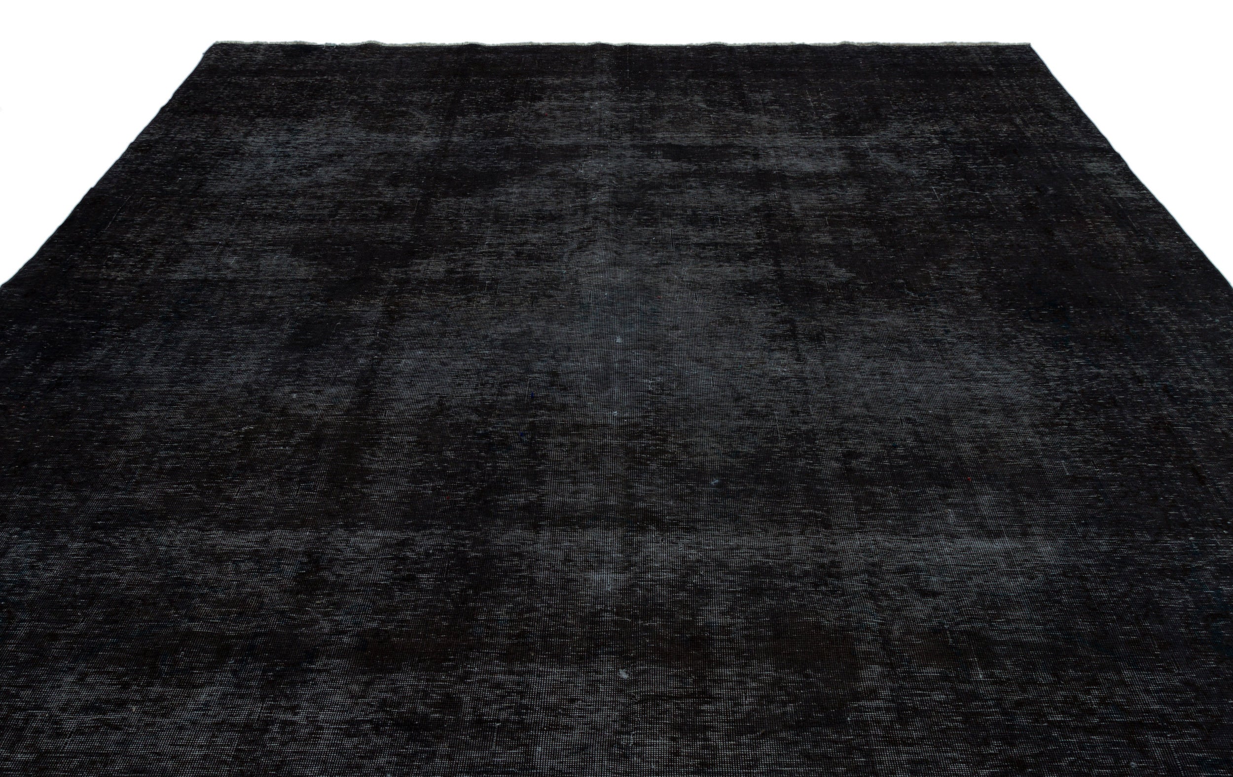 Epir Black Vintage Wool Handmade Area Rug 9'0" x 12'6"