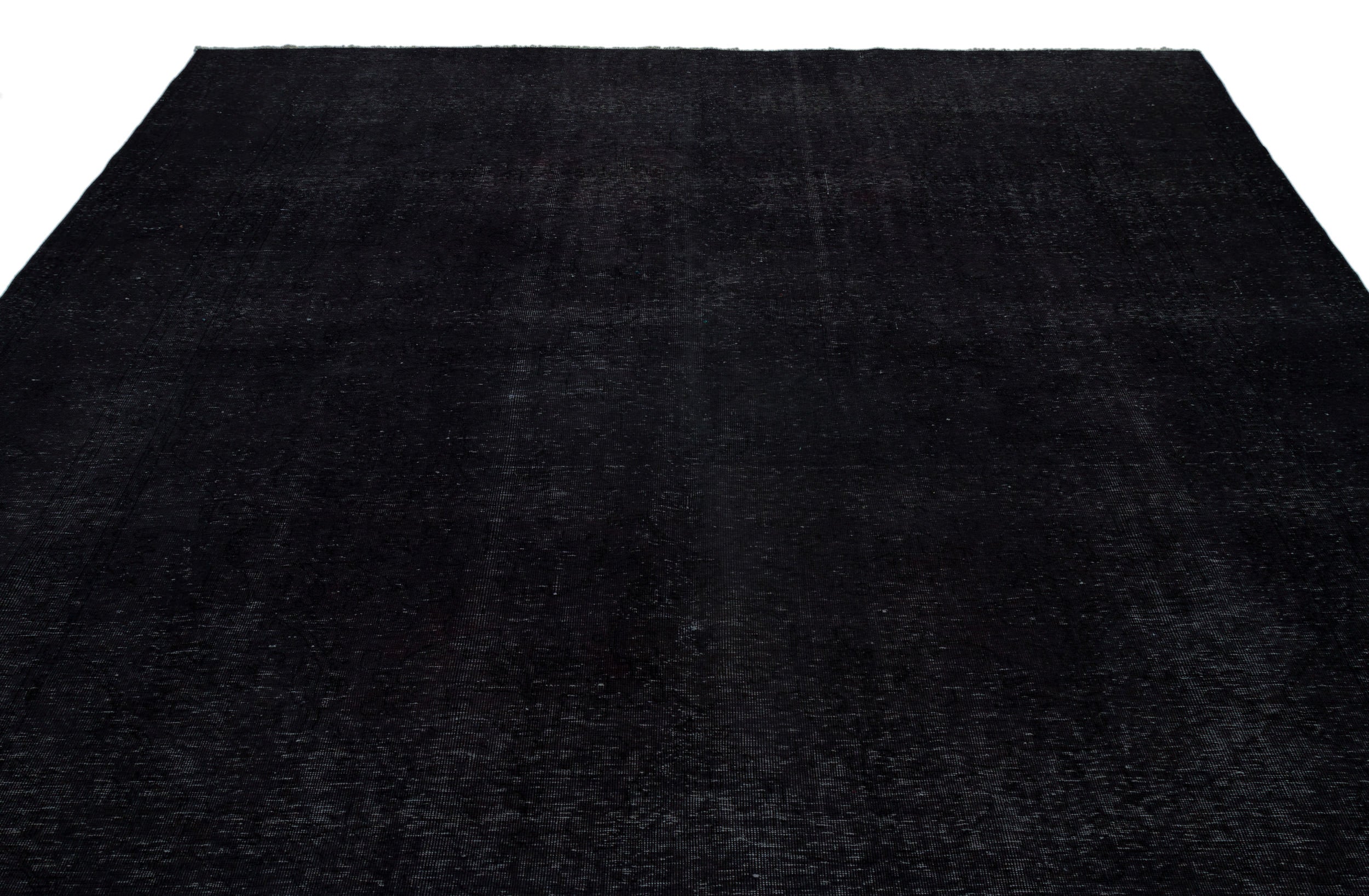 Epir Black Vintage Wool Handmade Area Rug 9'9" x 12'6"