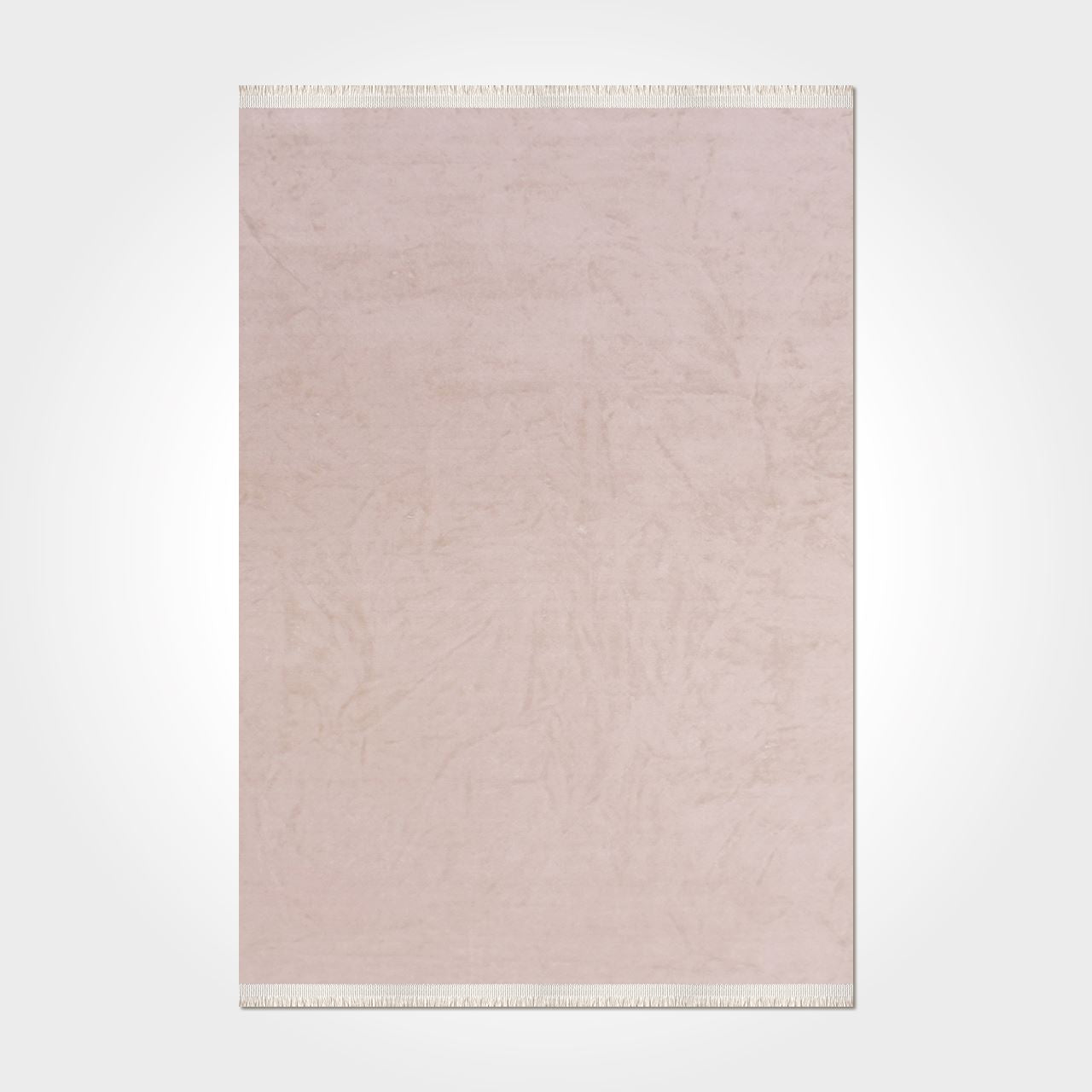 Natural Latex Area Rug – Flat Knitted Cream Rug with Non Slip 9 mm Pile