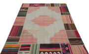 Teselya 25284 Beige Vintage Wool Handmade Area Rug 5'3" x 7'5"