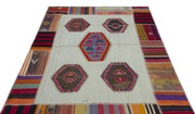 Teselya 25311 Beige Vintage Wool Handmade Area Rug 5'4" x 7'5"
