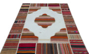 Teselya 25335 Beige Vintage Wool Handmade Area Rug 5'4" x 7'5"