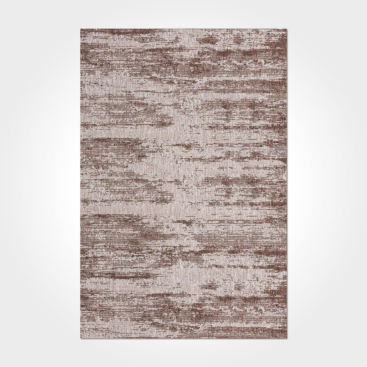 Modern Chenille Area Rug – Washable Non Slip Flatweave Cotton Polyester Carpet