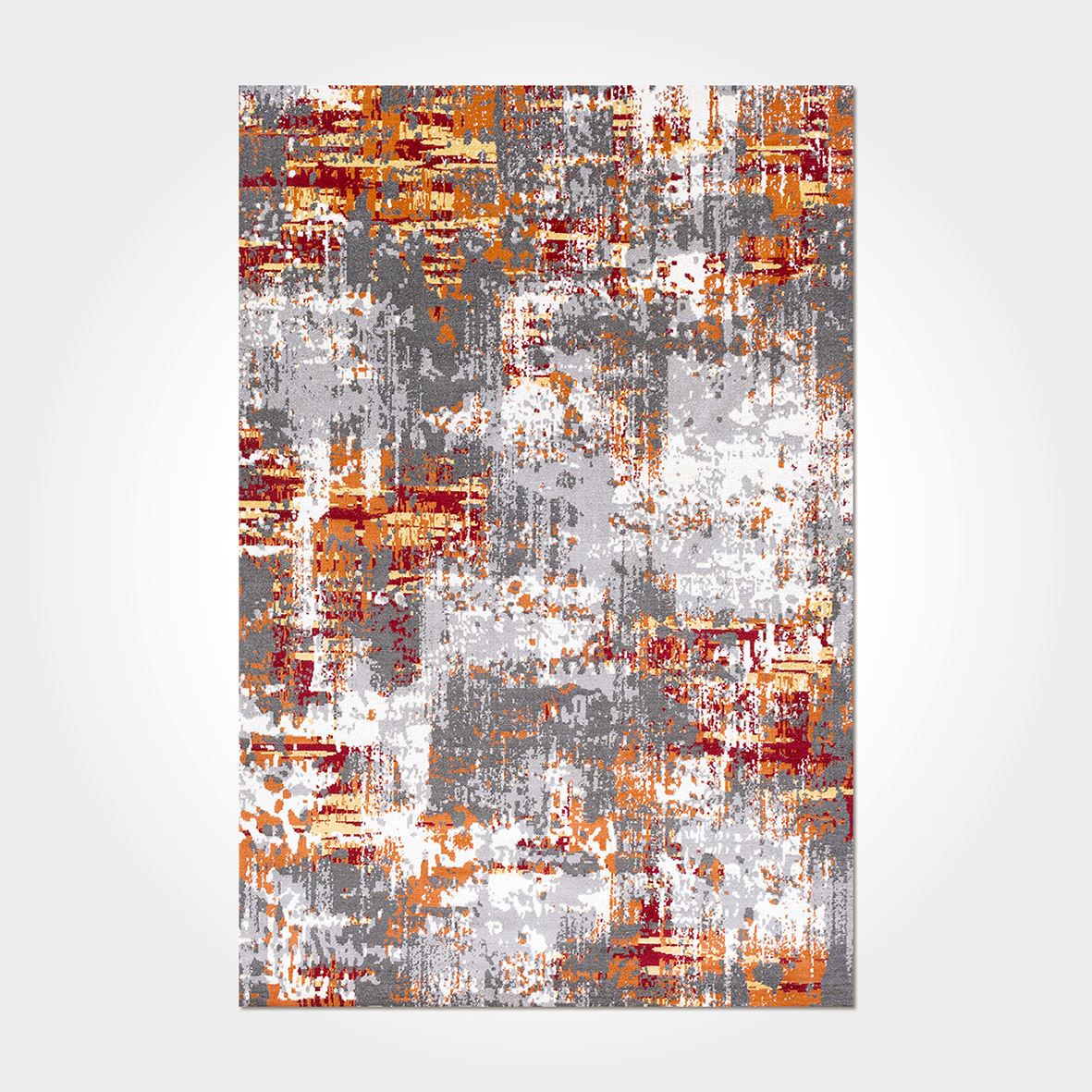 Modern Chenille Area Rug – Washable Non Slip Polyester Cotton Carpet