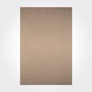Striped Chenille Area Rug - Washable Non Slip Brown Cotton Polyester Carpet