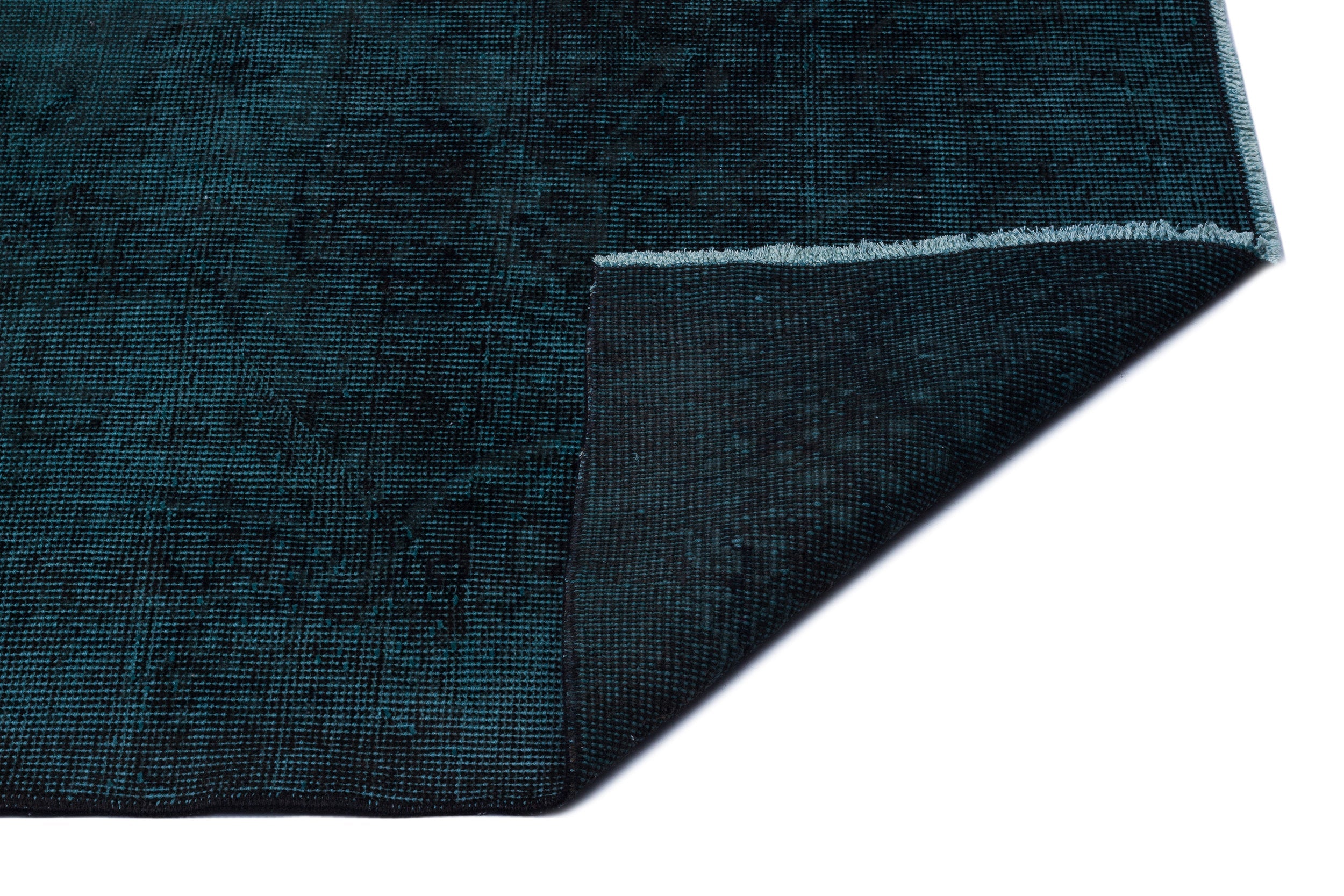 Atina Black Vintage Wool Handmade Area Rug 6'5" x 10'4"