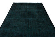 Atina Black Vintage Wool Handmade Area Rug 6'5" x 10'4"