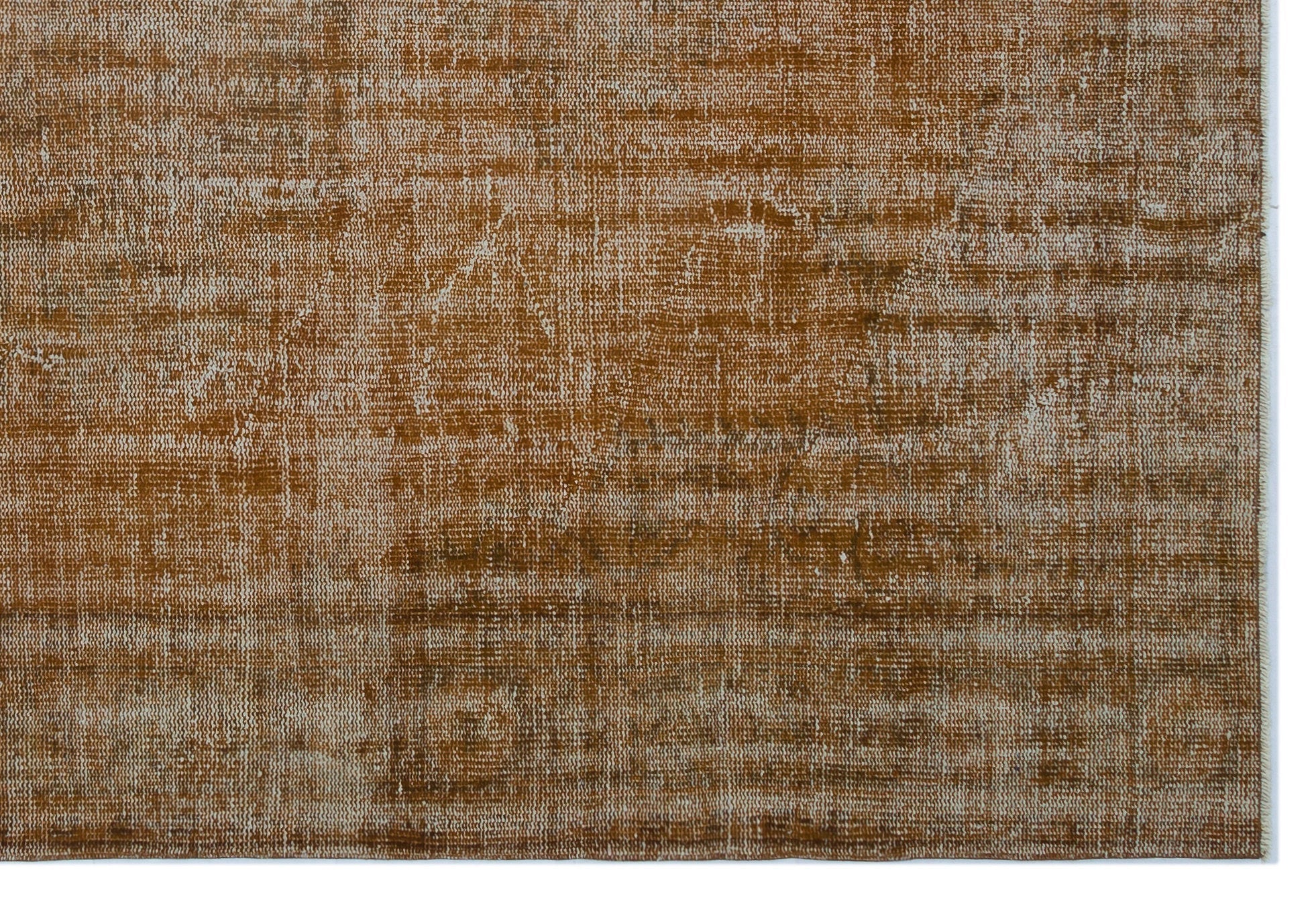 Atina Brown Vintage Wool Handmade Area Rug 5'8" x 9'7"