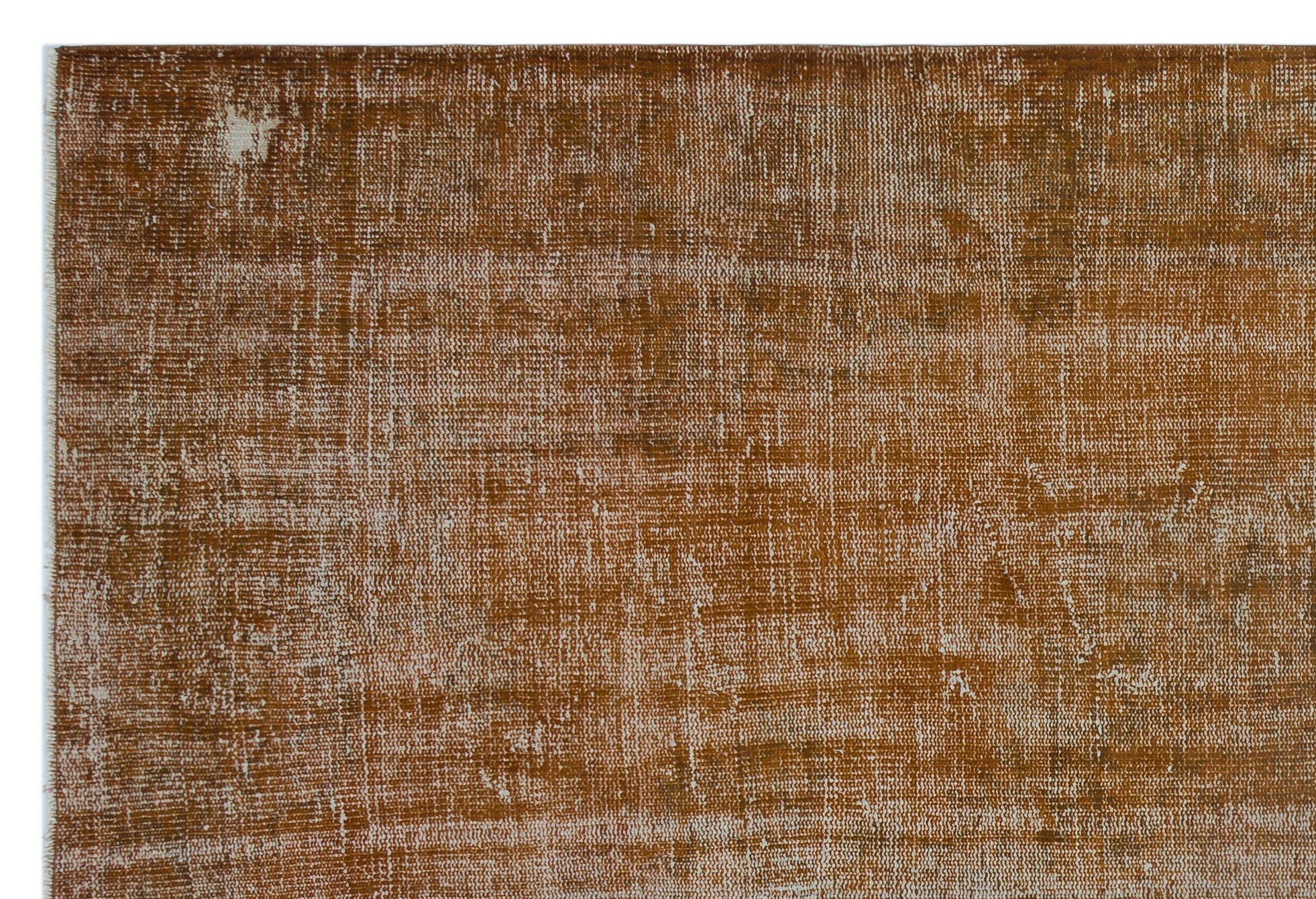 Atina Brown Vintage Wool Handmade Area Rug 5'8" x 9'7"