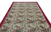 Atina Cream Vintage Wool Handmade Area Rug 7'4" x 10'7"