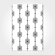 Geometric Area Rug – Washable Non Slip Chenille Cotton Rug With Soft Texture