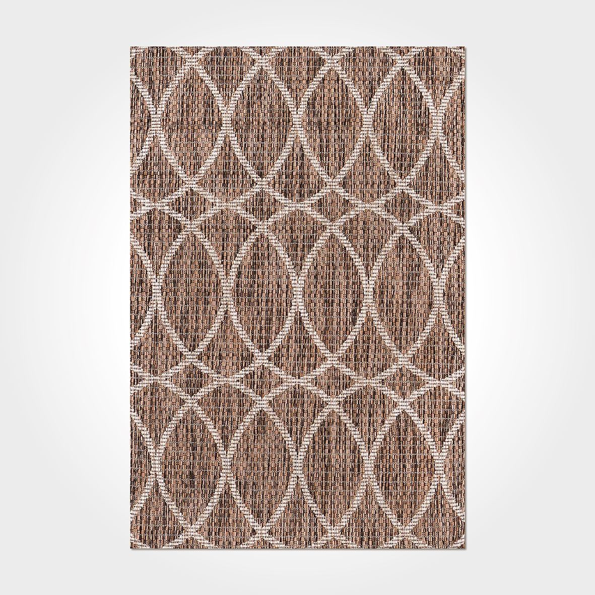 Geometric Area Rug – Washable Non Slip Chenille Cotton Rug for Living Room